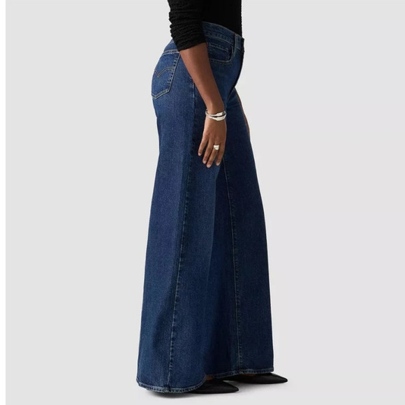 NEW Levi High Rise Wide Leg Jeans - Picture 2 of 7